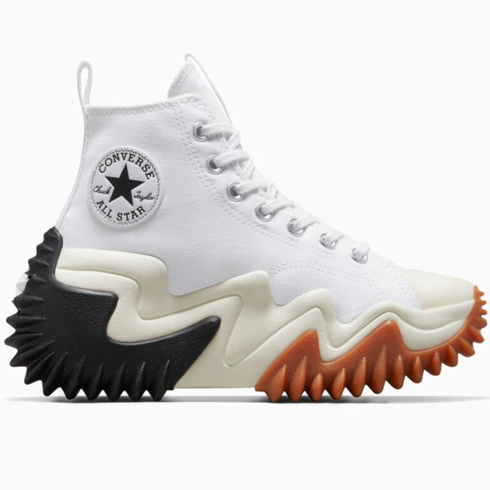 NEW Converse Run Star Motion CX High Top Platform Sneaker White Men 6 Women 7.5